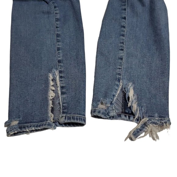 Citizens of Humanity Chrissy High Rise Skinny Jeans Women's Sz 30 Distressed - Picture 8 of 12